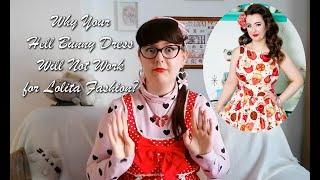 Why Your Hell Bunny Dress Will Not Work For Lolita Fashion? [CC]