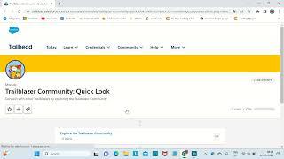 Trailblazer Community: Quick Look - Explore the Trailblazer Community