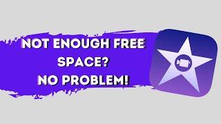 FIXED! Insufficient space message on iMovie exporting file. SUPER EASY! #iMovie