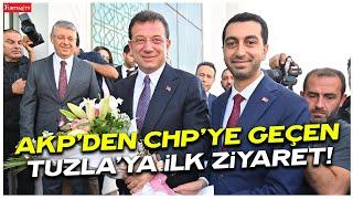 Ekrem İmamoğlu'ndan AKP'den CHP'ye geçen Tuzla Belediyesi'ne ilk ziyaret!
