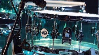 DW Design Series Sea Glass Acrylic Snare Drum | Demo and Overview with Chad Smith