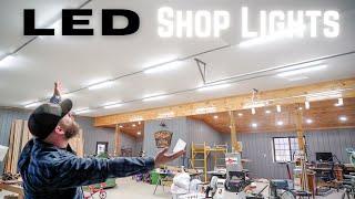 How To Install The Proper Shop Lighting! DIY LED // Dream Shop Build 4