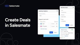 Create Deals in Salesmate: Boost Your Sales with Smart Deals Management!