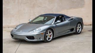 Ferrari 360 Spider - A 6-speed low maintenance dream