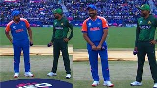 Watch : Rohit Sharma Forgot Toss Coin During IND vs PAK | Rohit Sharma Forget Toss Coin in Pocket