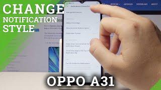 How to Change Notification Settings in OPPO A31 2020 – Notification Bar Options