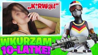 WKURZAM 10-LATKE PRZEZ 24H W Fortnite! *nie wytrzymała XDD*