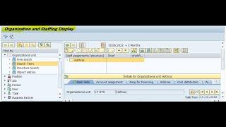 SAP HR Creating Organisational Unit in Organisation and Staffing mode? #saphcm #saphr #sap
