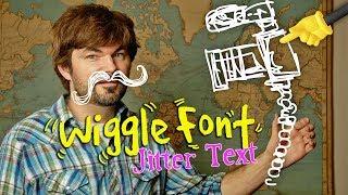 REAL Wiggle Font Animated Text For Video! HOW TO - (Animation Creator App)! by Knoptop