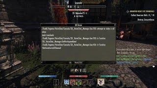 ESO UI errors