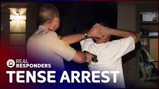 Aggressive Drunk Suspect Arrested After Picking The Wrong Fight | Cops | Real Responders