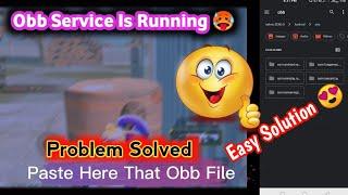 Obb Problem In Pubg || How To Fix Obb Service Is Running In Pubg | Obb Service Is Running Problem