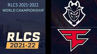 G2 vs FaZe | RLCS 2021-2022 World Championship | 14 August 2022