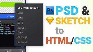 How To Convert PSD And Sketch to HTML/CSS With Avocode