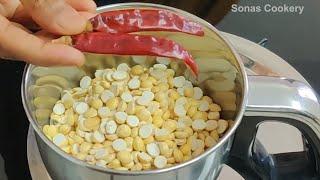 Easy Chutney Recipe | How To Make Tasty Pottukadalai Chutney Without Coconut