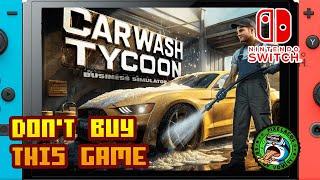 Car Wash Tycoon Business Simulator - (Nintendo Switch) - Framerate & Gameplay