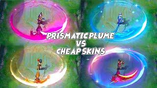 Ruby Prismatic Plume VS Cheap Skin Comparison