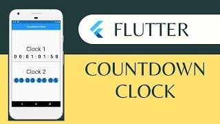 Flutter Countdown Clock Example With Animation | Flutter Tutorials | Flutter Packages