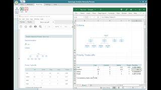 Getting PDF and Excel Report of an Analytic Hierarchy Process model from the SpiceLogic AHP Software