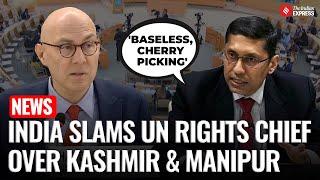 India Fires Back at UN Human Rights Chief Over Kashmir & Manipur Remarks | Arindam Bagchi | UNHRC