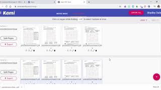 How to split and merge a PDF document using Kami