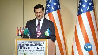 Uzbek Investment & Foreign Trade Minister speaks in Washington