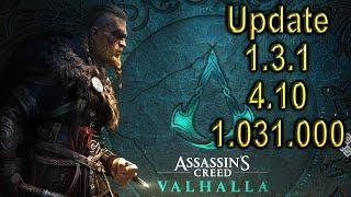 Assassin's Creed Valhalla  Update 4.10 aka 1.3.1 aka 1.031.000