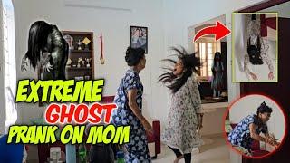 Extreme GHOST prank on mom  | She : adi *** 