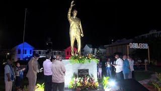 Bronze Statue Unveiled to Honor George Price in Belize City’s Battlefield Park