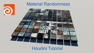 Material Randomness Houdini Tutorial