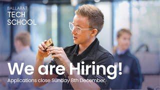 Join the team at the Ballarat Tech School!