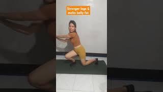 Exercise for stronger legs & also melts stomach fat #homeexercise #exercise #absworkoutathome