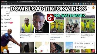 How To Download TIKTOK Video without Watermark for FREE (PC & Smartphone)