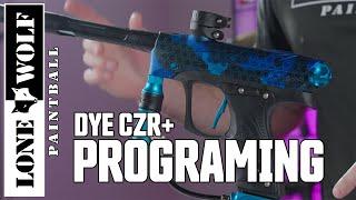 Programming the Dye CZR+ | Lone Wolf Paintball