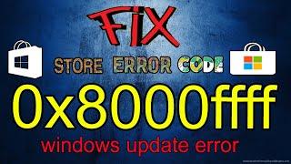 Fix Windows Update Error 0x8000ffff in Windows 10/8/7  [3 Solutions] 2020 best method