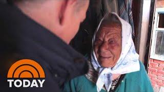 Richard Engel Reunites With 88-Year-Old Who Survived Russian Attacks