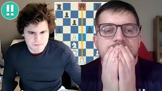 Magnus Carlsen Shocks Maxime with a Stunning Queen Sacrifice!