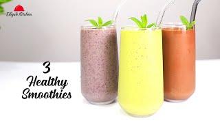 3 Healthy Smoothies | High Protein I Weight Loss