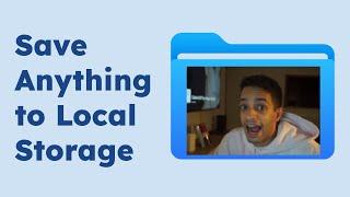 004 - How to Save Anything to Local Storage - Swift IOS