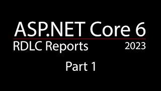 Use the reports with ASP.NET projects ( 2023 ) Part( 1 )