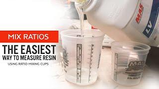 How to properly measure epoxy resin |  2:1 Ratio Explained | How to use ratio mixing cups