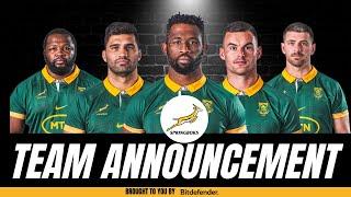 Springbok Team vs Ireland 2nd Test | Player Profiles