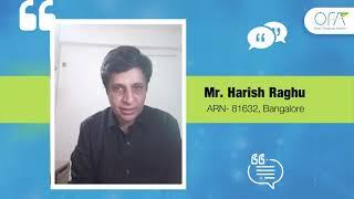 OFA MFD Testimonials | Harish Raghu | Bangalore | OFA FAN