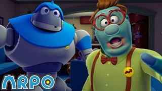 Arpo the Robot | Run For Your Life ARPO | Arpo Full Episodes | Compilation | Funny Cartoons for Kids