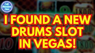 Where has THIS been HIDING?? New Dancing Drums Slot in Las Vegas!