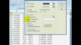 Beta Calculation on Excel