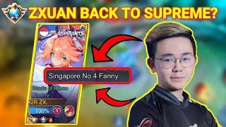 ZXUAN Legendary Fanny Player IS BACK?? | Mobile Legends