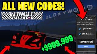 Vehicle Simulator ALL NEW Codes (ALL WORKING CODES) Vehicle Simulator Codes *JANUARY 2024 CODES*