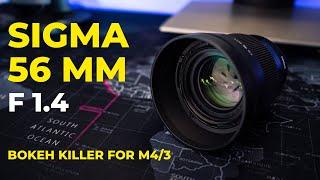 Sigma 56mm f1.4 Panasonic, bokeh king for MFT cameras - best background blur with Lumix G9