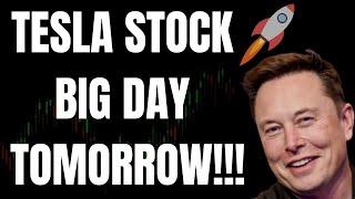  TESLA STOCK BIG DAY TOMORROW!! TSLA, SPY, QQQ, NVDA, AAPL, META, AMD, COIN, & AMZN PREDICTIONS! 